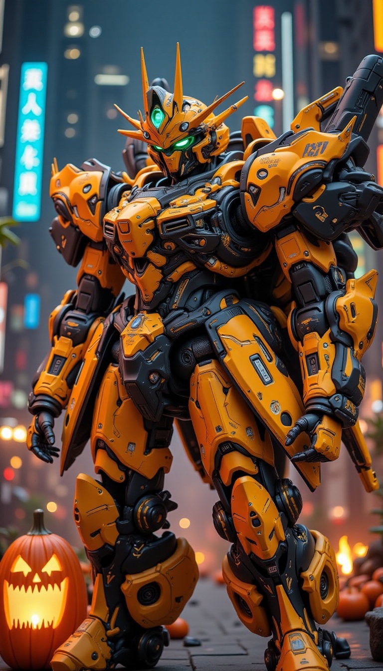 Mobile Suit,  Unparalleled beauty,  Neon outline on Tensor.Art
