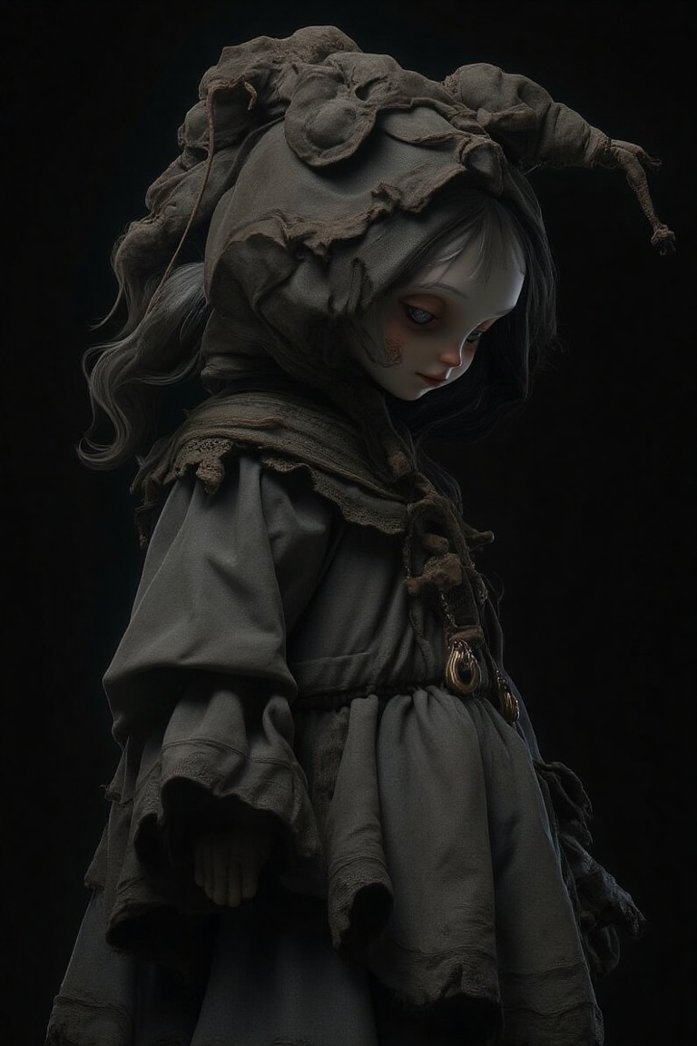 1girl,  looking at viewer,  3d haunted doll by MidnAi on Tensor.Art