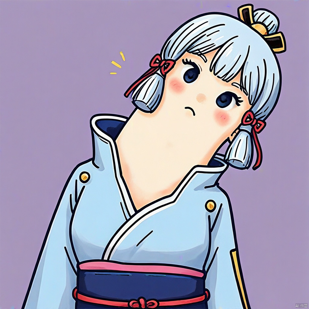 (KAMISATO AYAKA), Masterpiece, Crooked Neck, Cute