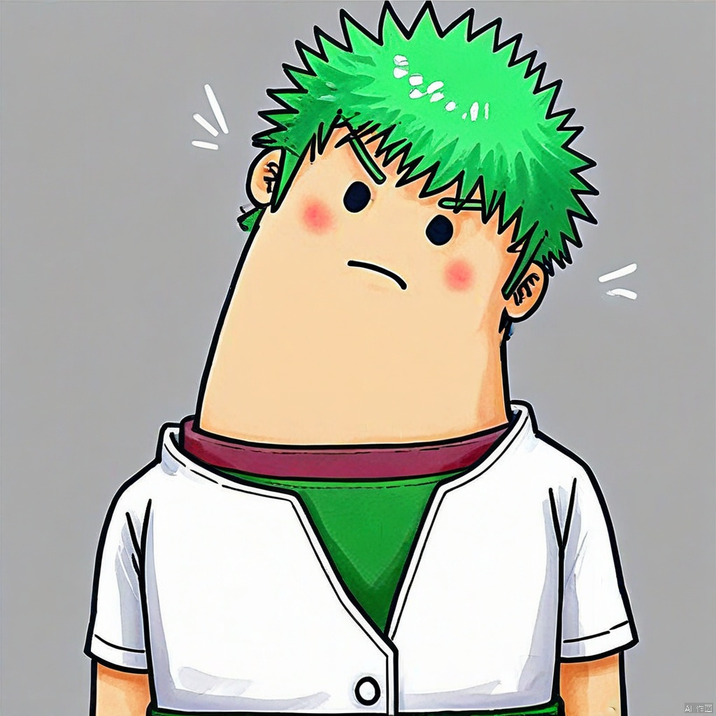 (Roronoa Zoro), Masterpiece, Crooked Neck, Cute