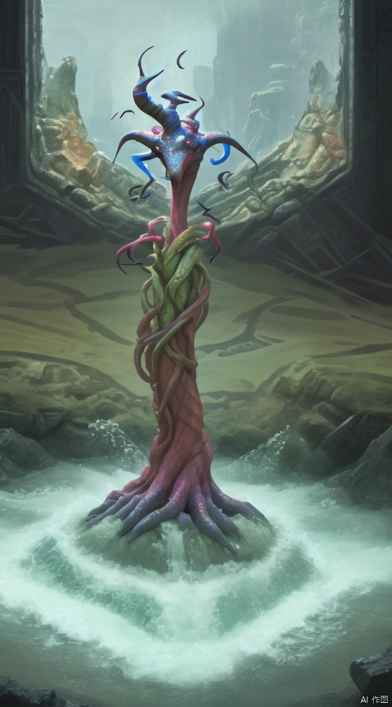 8k, masterpiece, best quality, amazing quality, very aesthetic, absurdres,Eldrazi,