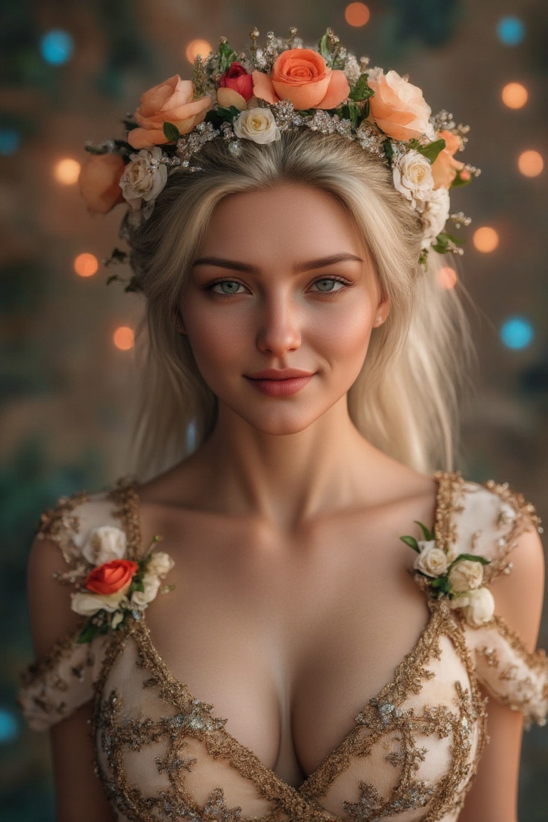 New Rococo art is in a magical paradise,  where beauty is beyond the real world,  and there are no artificial products. Th...