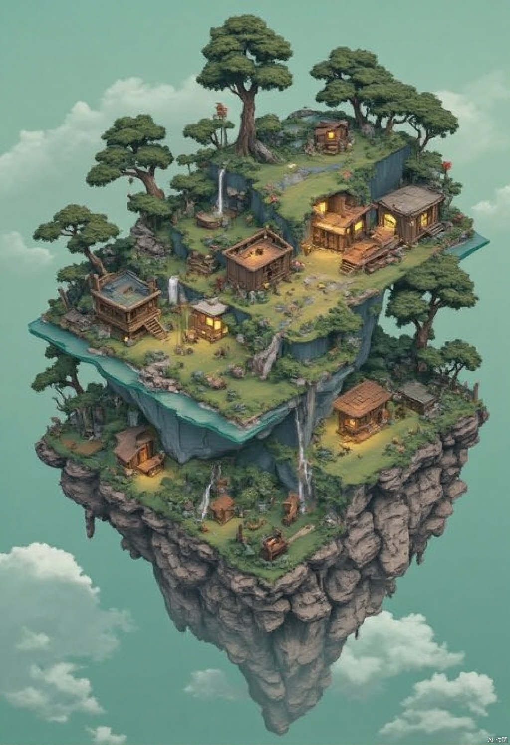 Isometric world,

