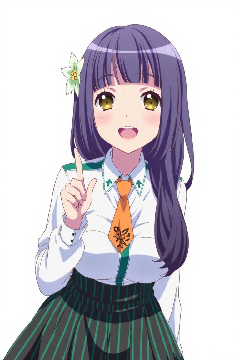 Best Quality,  Best Quality,  Purple hair on Tensor.Art
