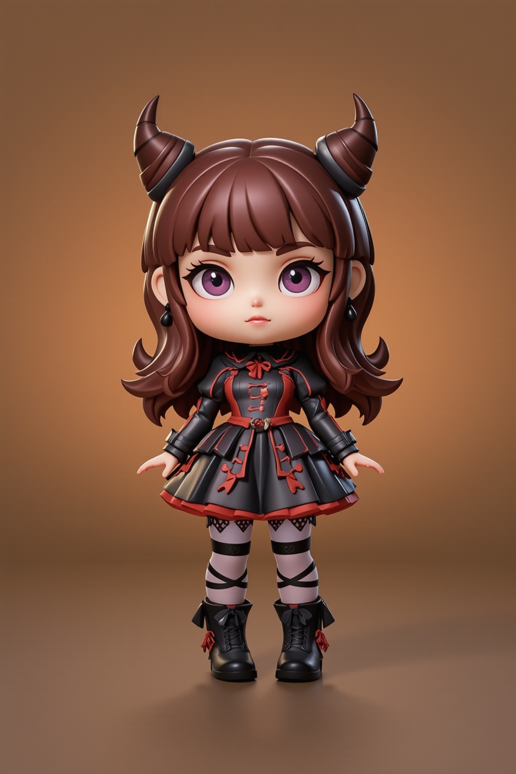 1girl. 3D. chibi, Halloween costume.