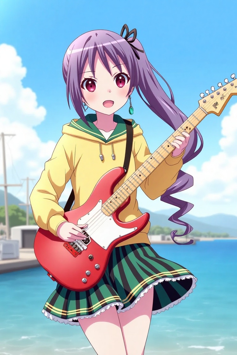Best Quality,  Purple hair,  long hair by erusamu on Tensor.Art