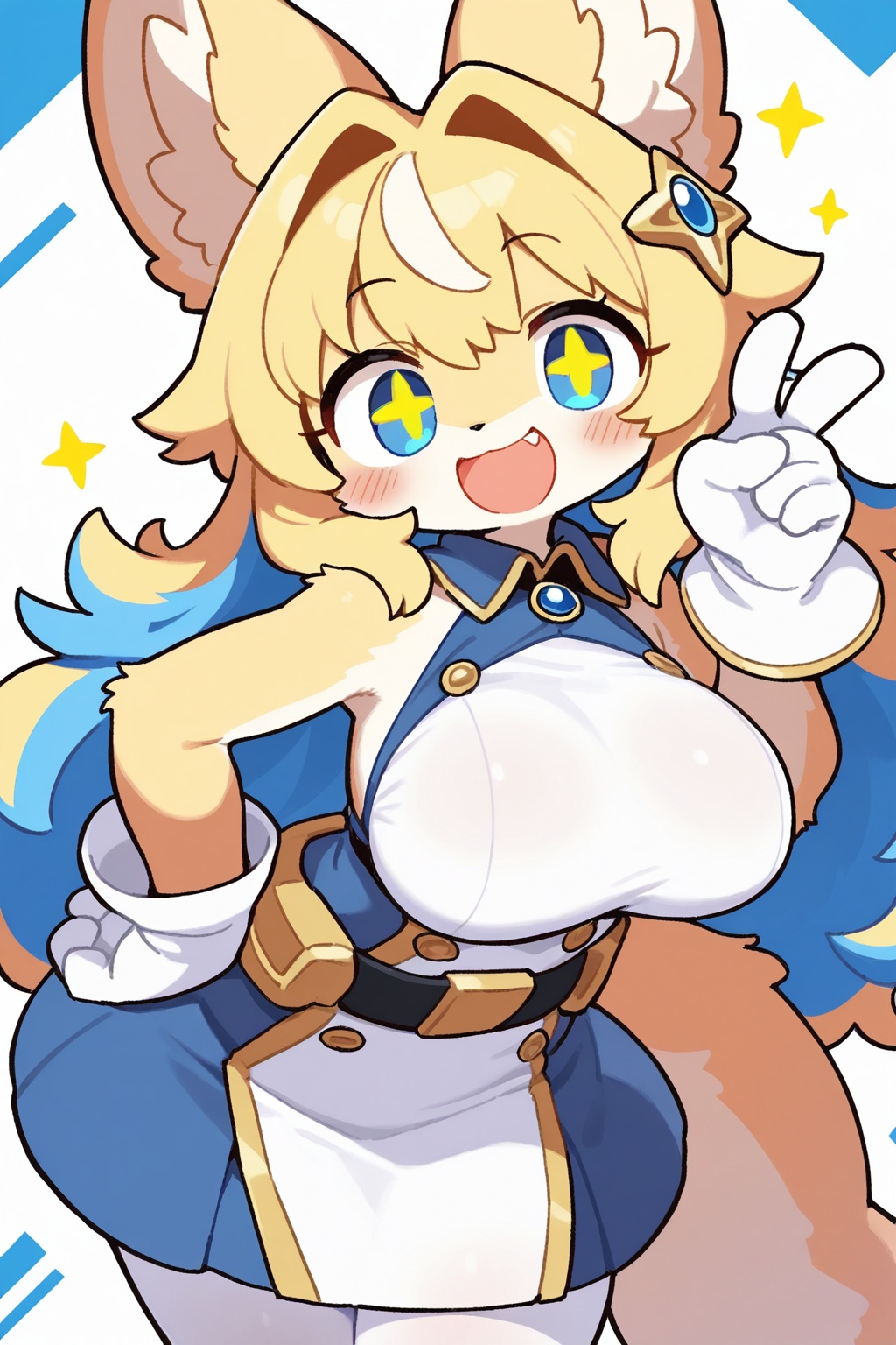 1girl,  furry,  breasts on Tensor.Art