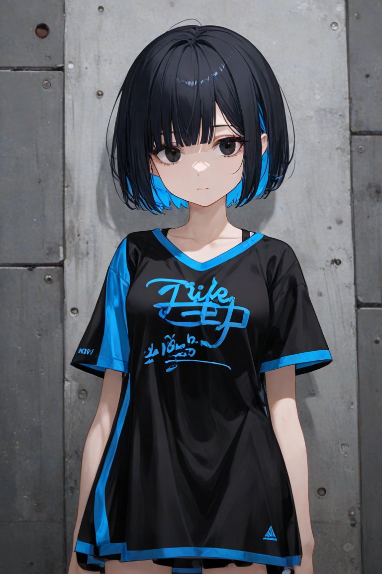 1girl. solo,  alone,  short hair on Tensor.Art