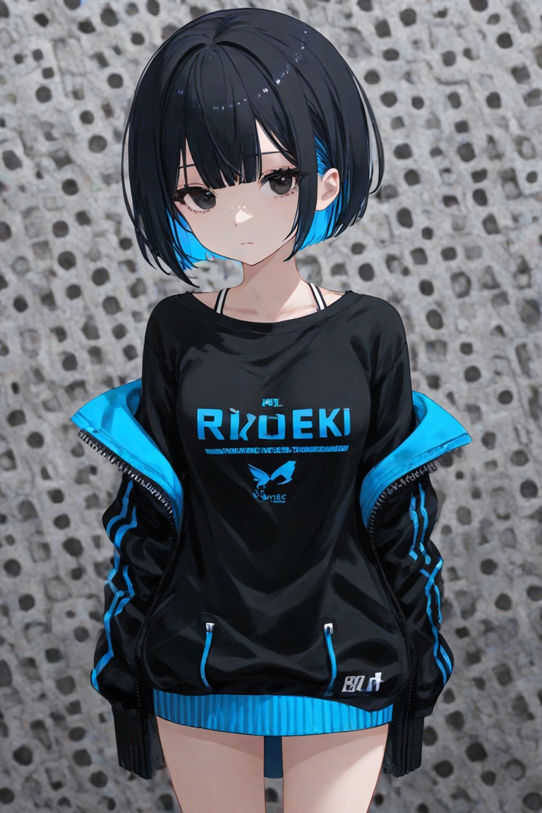 1girl. solo,  alone,  short hair on Tensor.Art