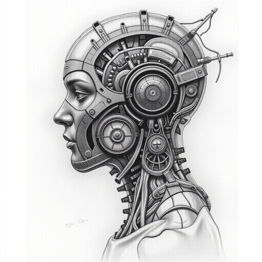 Charcoal drawing,  black pencil drawing,  pencil drawing on Tensor.Art