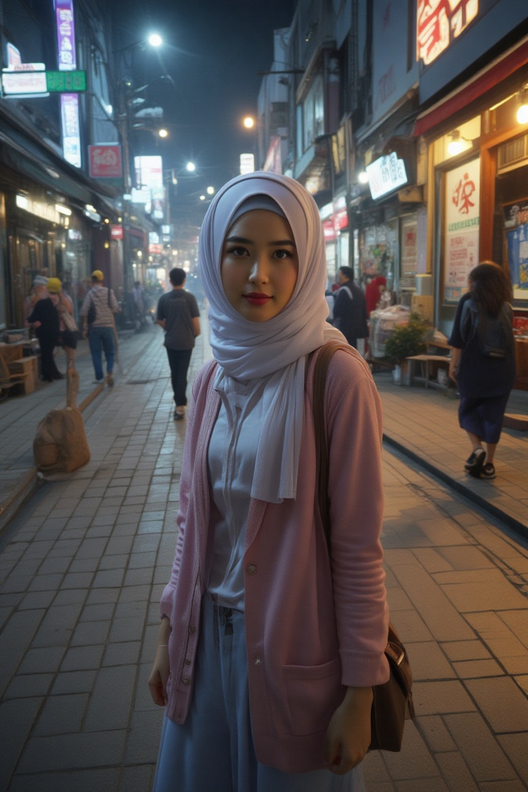 random Hijab portrait,  random outfits,  random pose on Tensor.Art