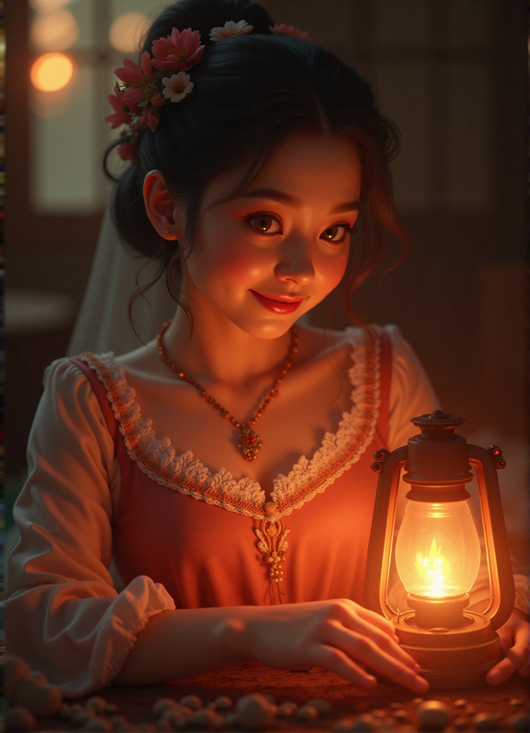 masterpiece,  high quality,  1brown village belle on Tensor.Art