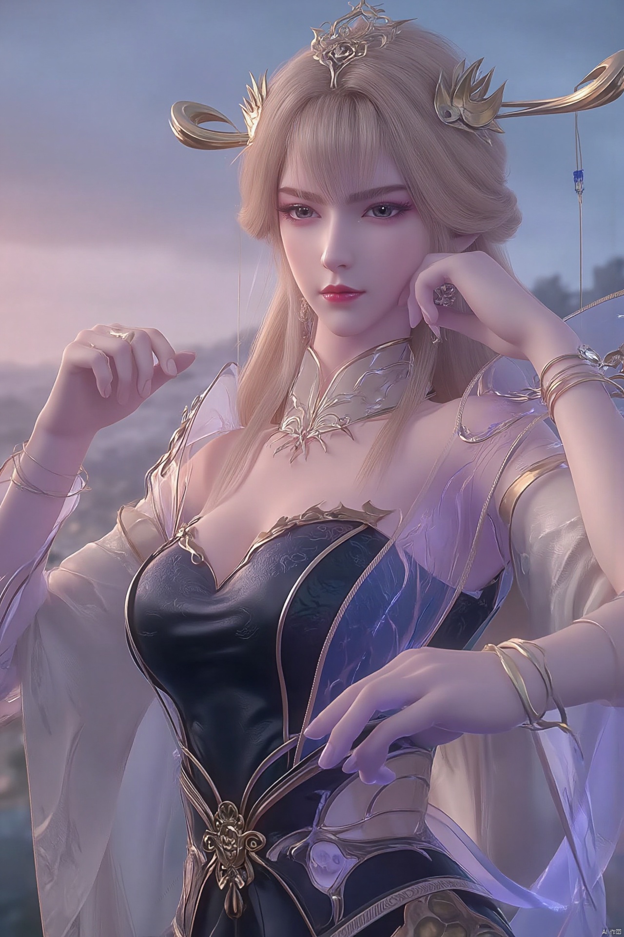 masterpiece,(best quality),official art, (1girl), (solo), ((looking_at_viewer)),((Facing the camera)),(huge breasts:2.39),Xxuner,XningyudieX,Xsulingyun,Xtianqiong,XyunluoX,XxiaobaiYZ