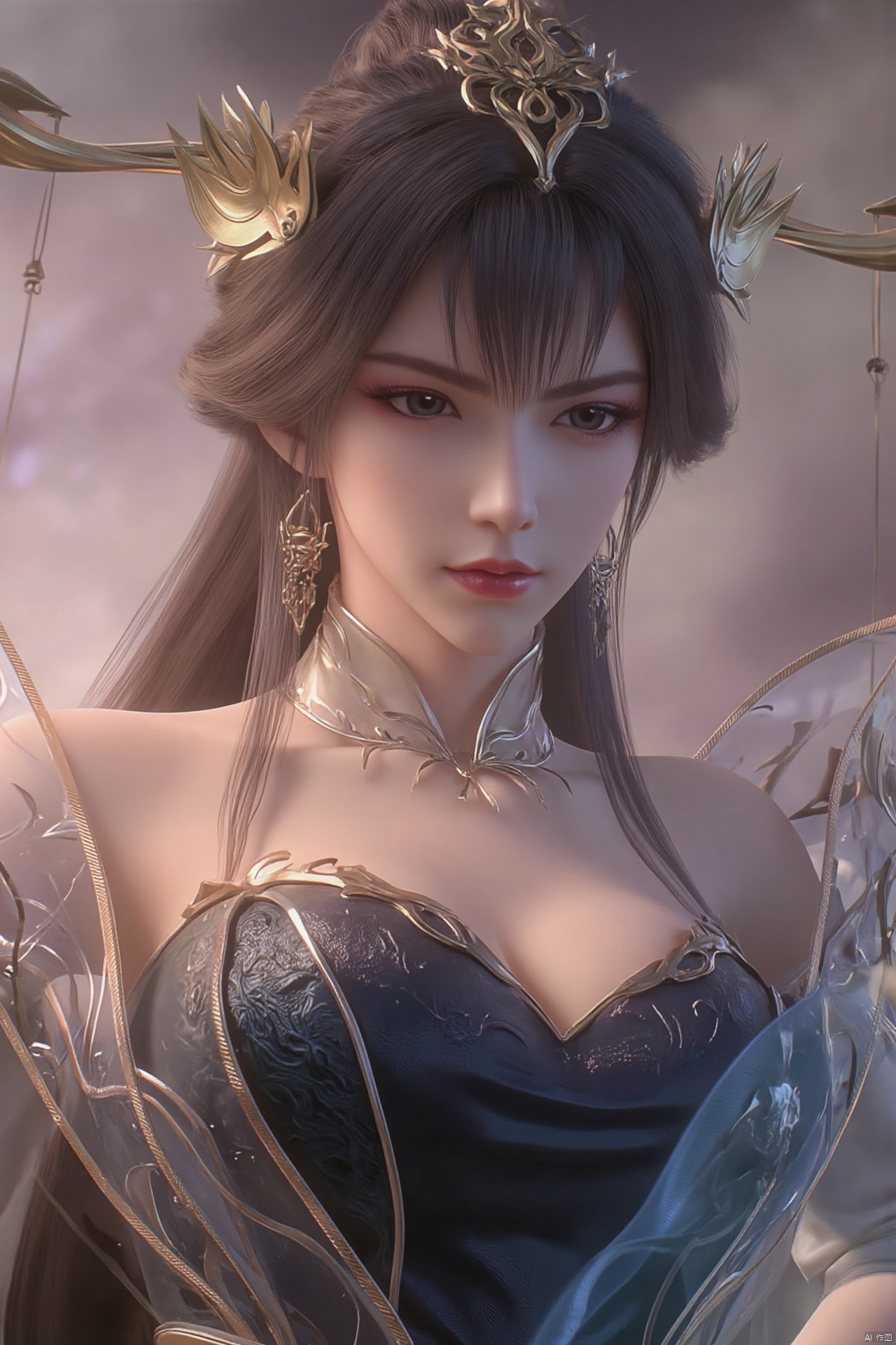 masterpiece,(best quality),official art, (1girl), (solo), ((looking_at_viewer)),((Facing the camera)),(huge breasts:2.59),Xxuner,XningyudieX,Xsulingyun,Xtianqiong,XyunluoX,XxiaobaiYZ