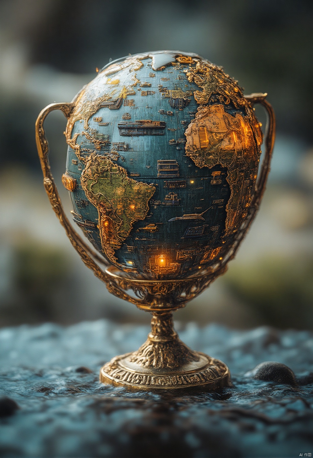 The world in the cup,