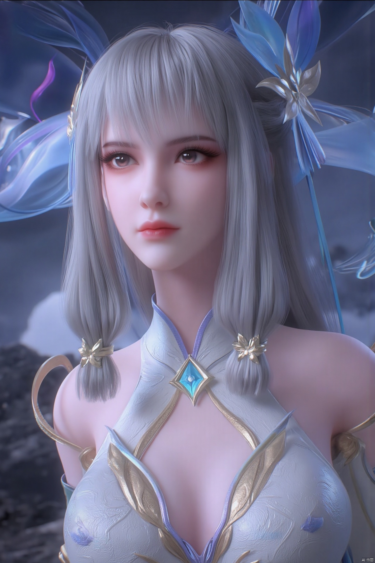 masterpiece,(best quality),official art, (1girl), (solo), ((looking_at_viewer)),((Facing the camera)),(huge breasts:2.59),Xxuner,XningyudieX,Xsulingyun,Xtianqiong,XyunluoX,XxiaobaiYZ