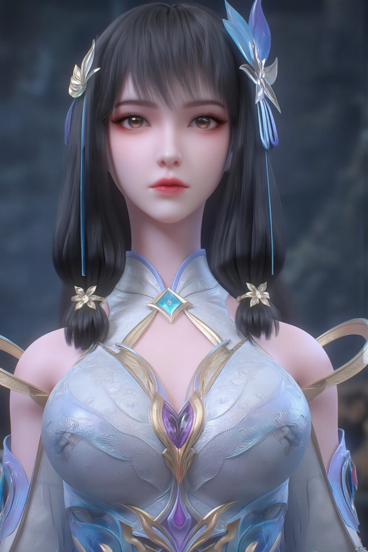 masterpiece,(best quality),official art, (1girl), (solo), ((looking_at_viewer)),((Facing the camera)),(huge breasts:2.59),Xxuner,XningyudieX,Xsulingyun,Xtianqiong,XyunluoX,XxiaobaiYZ