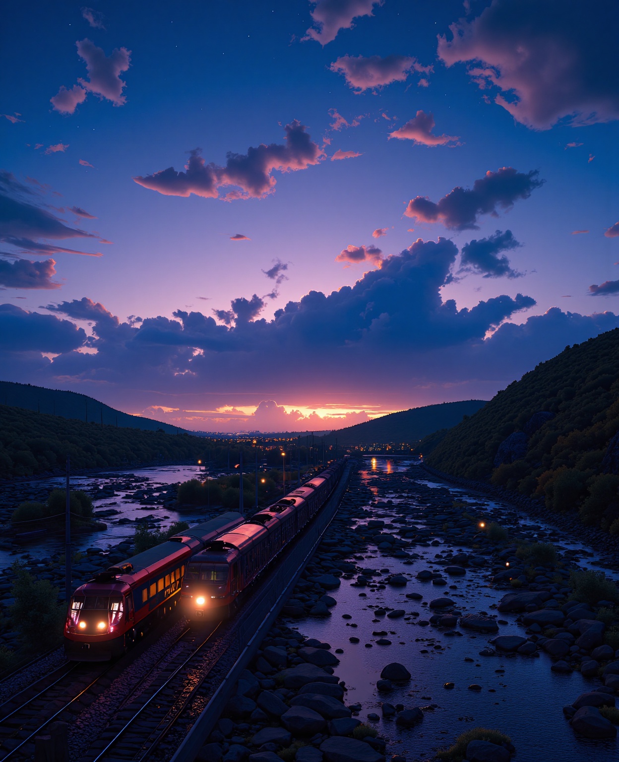 High quality masterpieces,  landscapes,  clouds on Tensor.Art