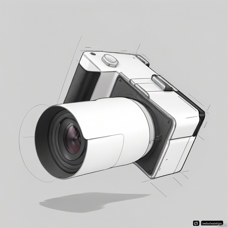 A camera sketch product design,  product render,  cardesign by 宝拉熊 on Tensor.Art