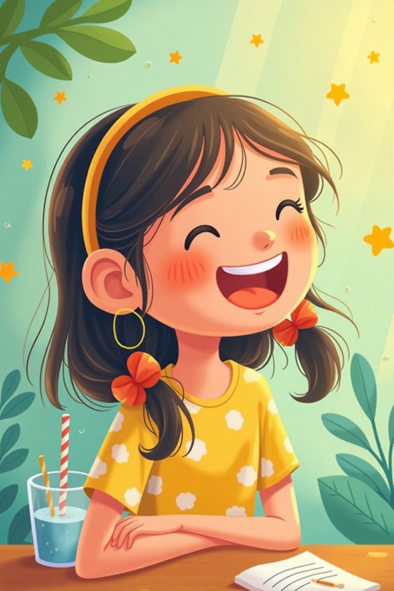 A young girl is feeling happy,  viet anime,  Viet anime on Tensor.Art