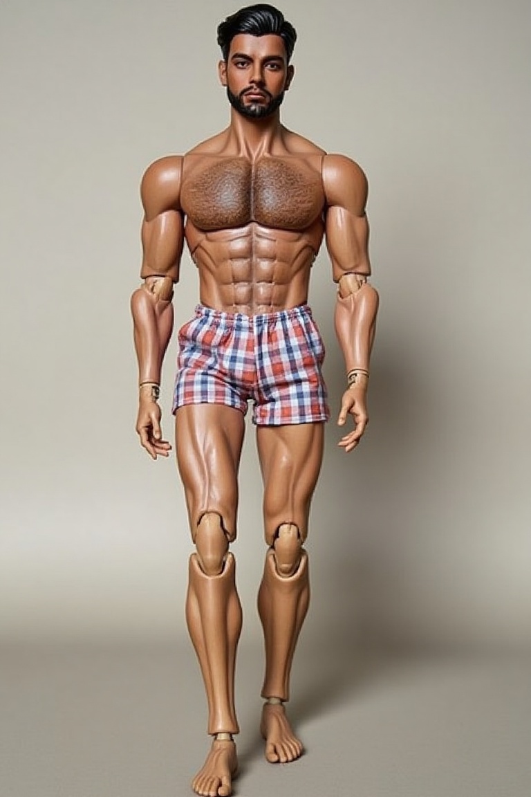 handsome man,  summer costume,  full body ball joint doll on Tensor.Art
