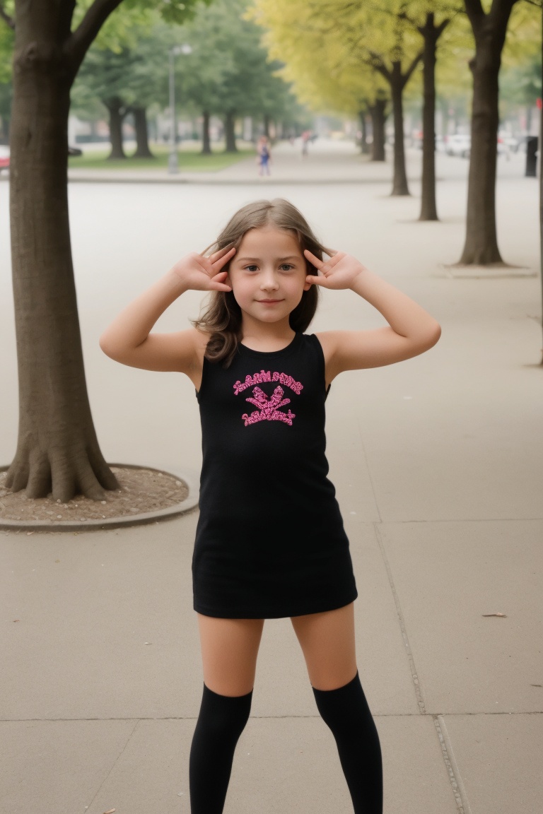 1girl,  12year old,  on park on Tensor.Art
