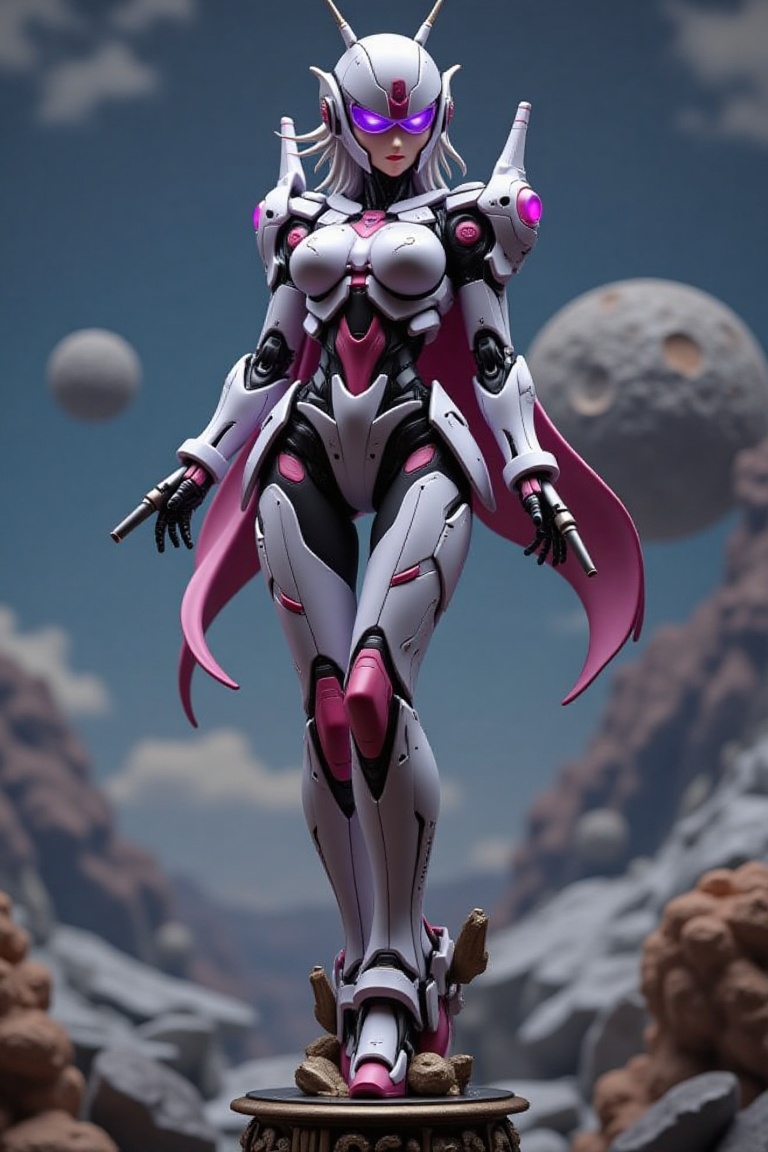 A resin figure,  figure on pedestal,  Masterpiece on Tensor.Art