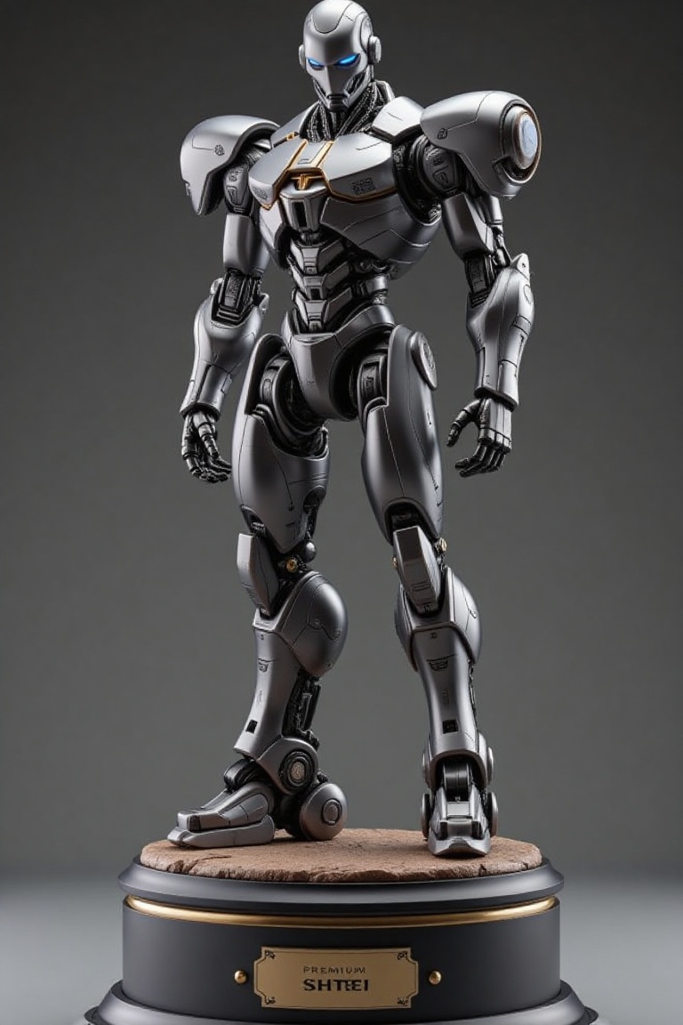 Resin figure about a very cute robot,  little robot,  male appareance on Tensor.Art