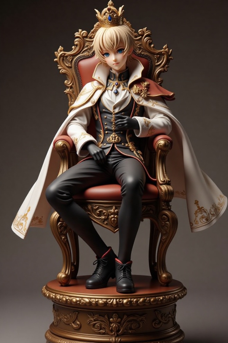 A resin figure,  figure on pedestal,  solo on Tensor.Art