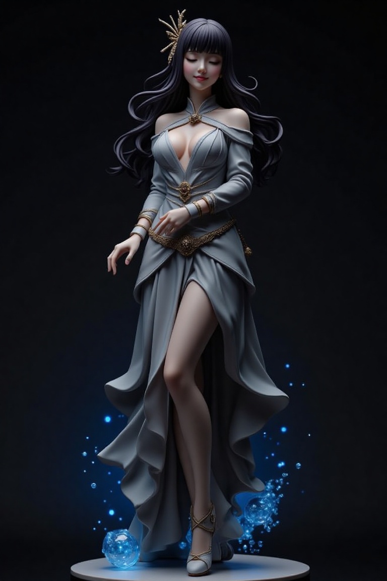 A resin figure,  figure on pedestal,  1girl on Tensor.Art