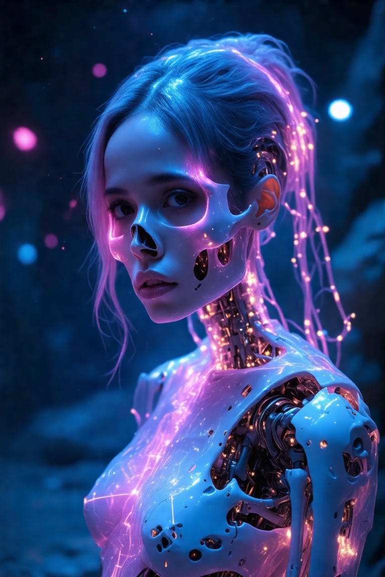 Biomechanical Cyberpunk The ultimate combination of technology and glamour,  Space Cyber Warrior. Embodying the creative t...