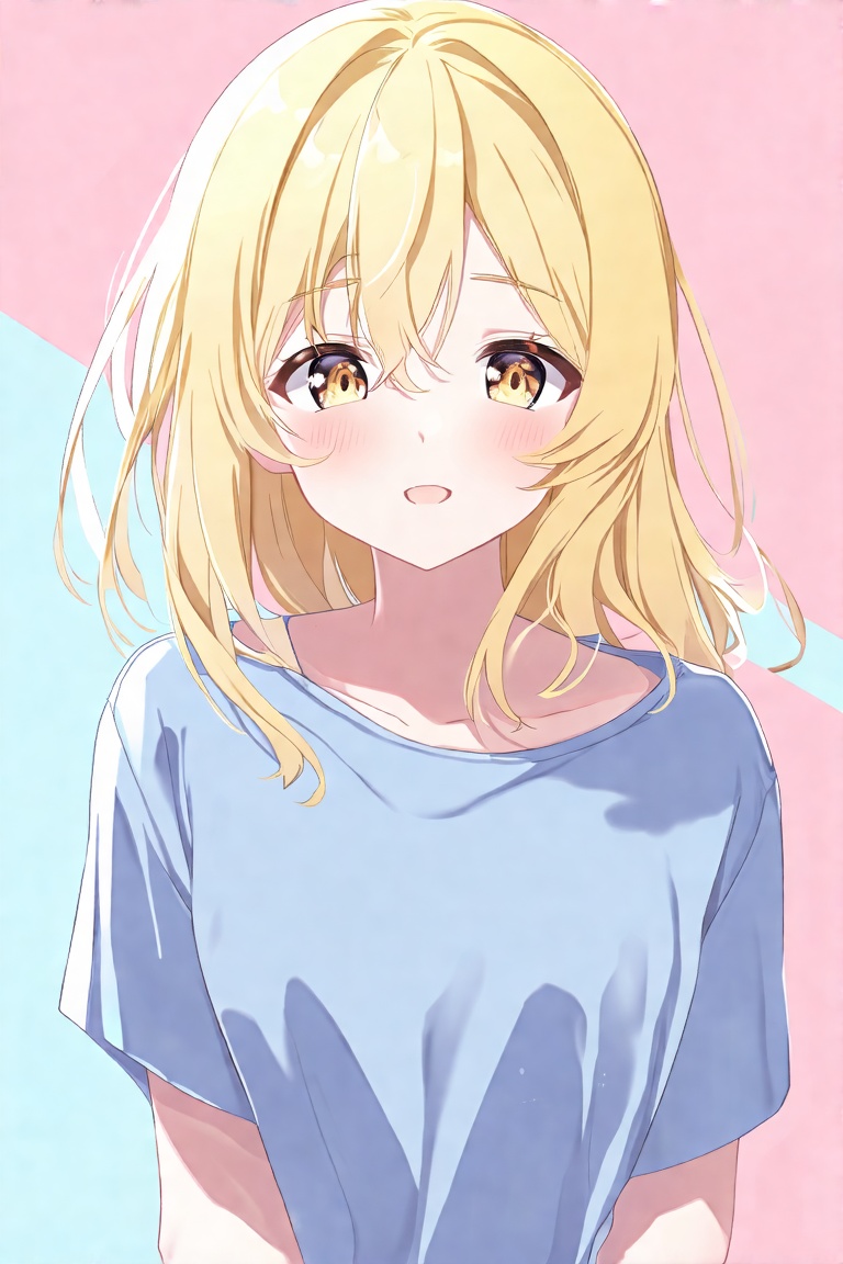 Anime_style_14,  1girl,  blonde hair on Tensor.Art