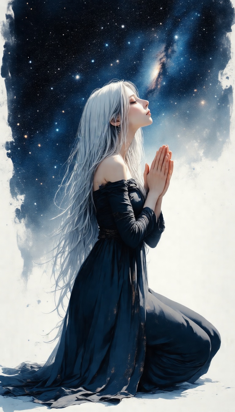 Dedicated to Reiji Matsumoto. A mysterious woman with a thin face,  long,  beautiful eyes and very long eyelashes. The wom...