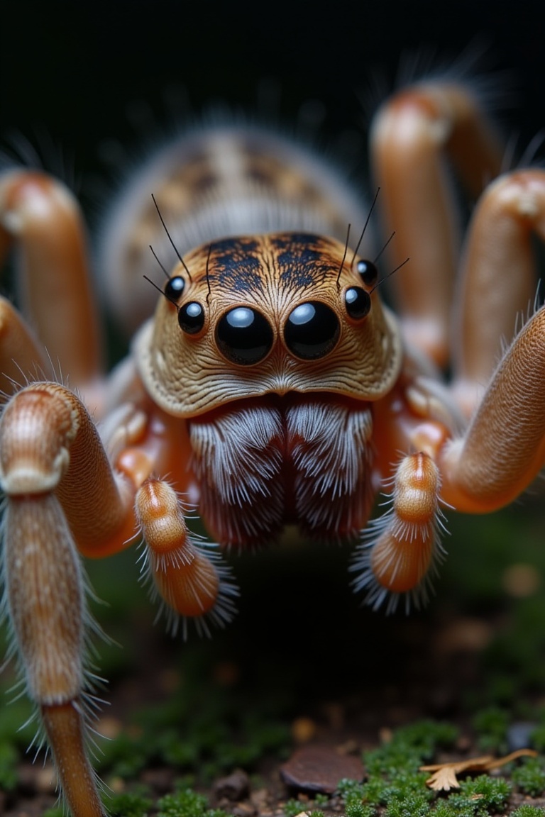 Macro close-up of a spider on Tensor.Art