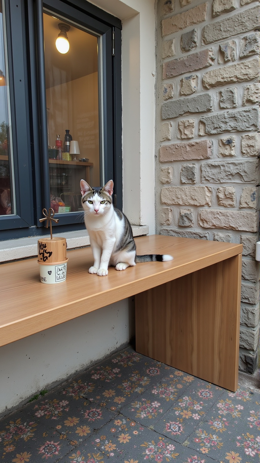 Cat 😺 on the bench on Tensor.Art
