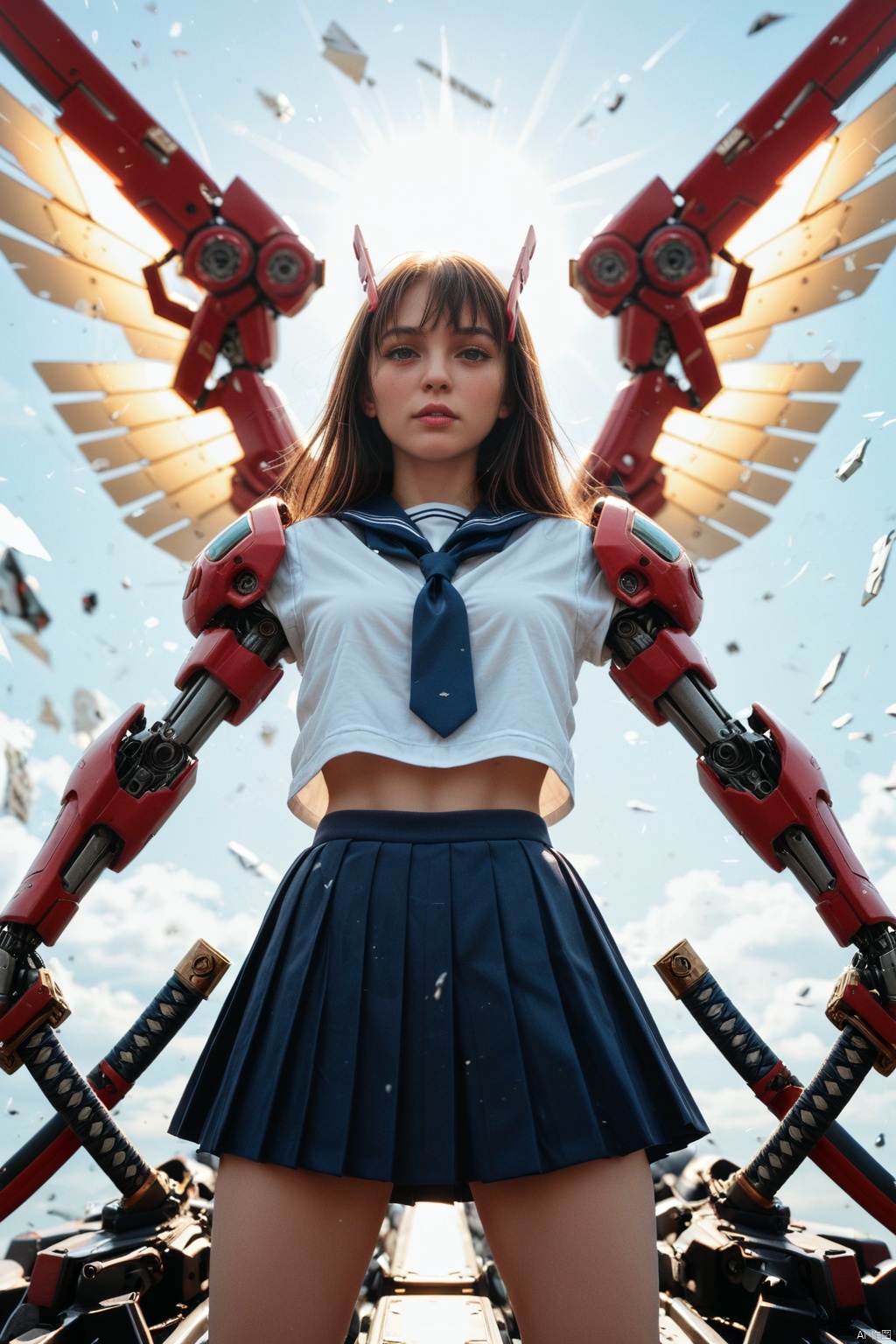 cyborg,  mecha,  （Best quality on Tensor.Art
