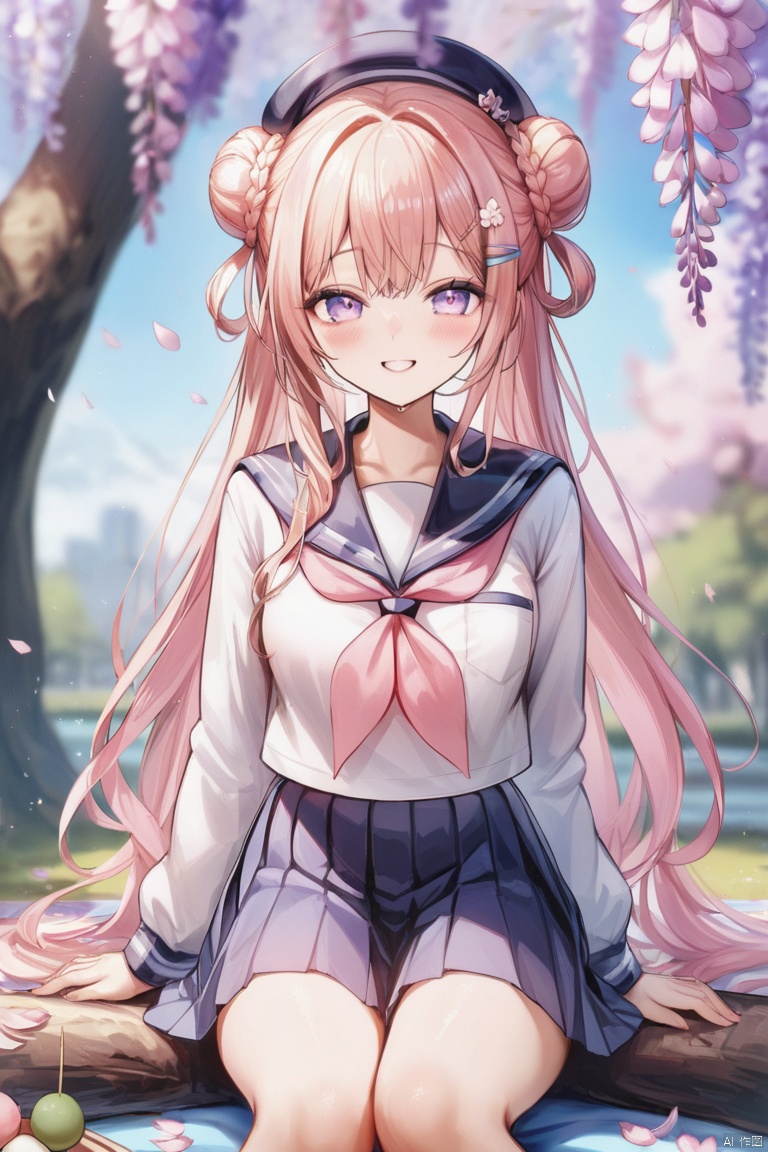 branch,  cherry_blossoms,  hanami by 是我艾谎大人 on Tensor.Art