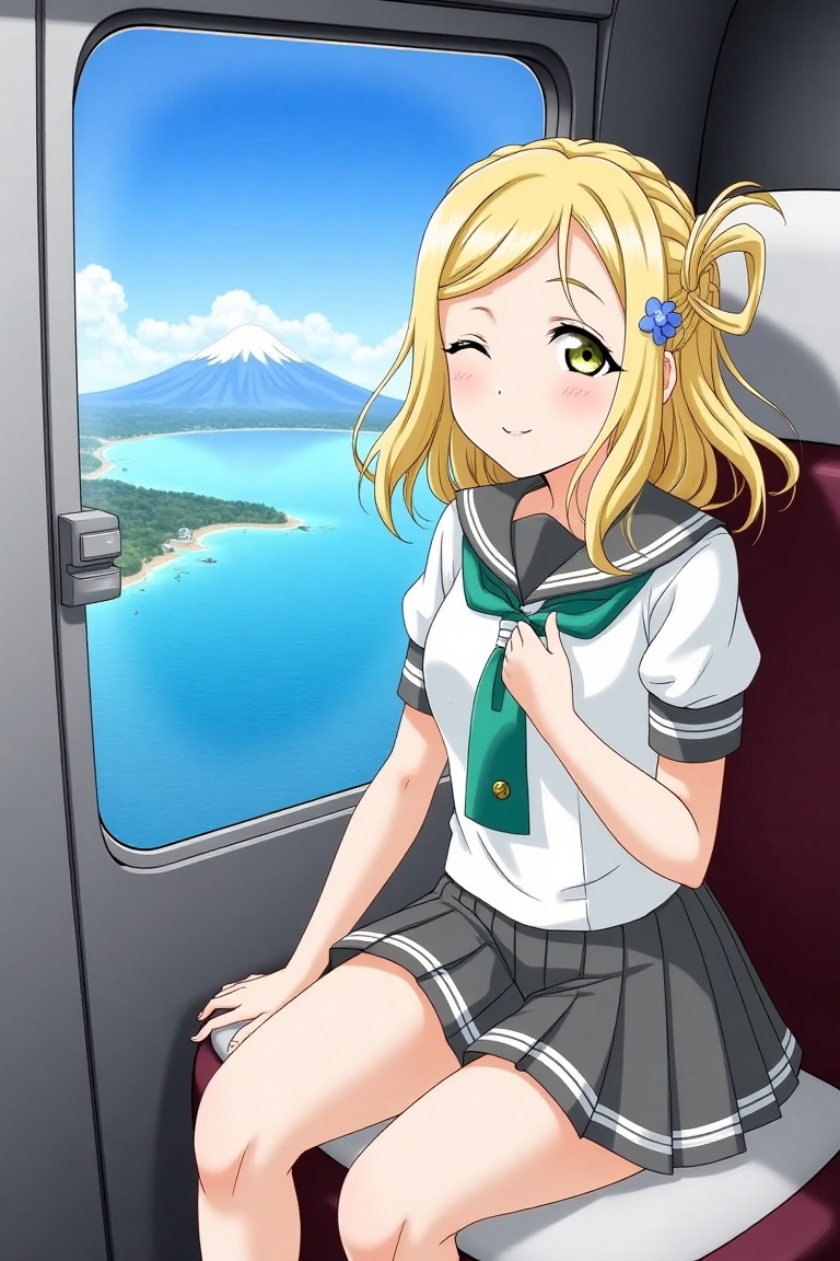 best quality,  1girl,  Blonde hair on Tensor.Art
