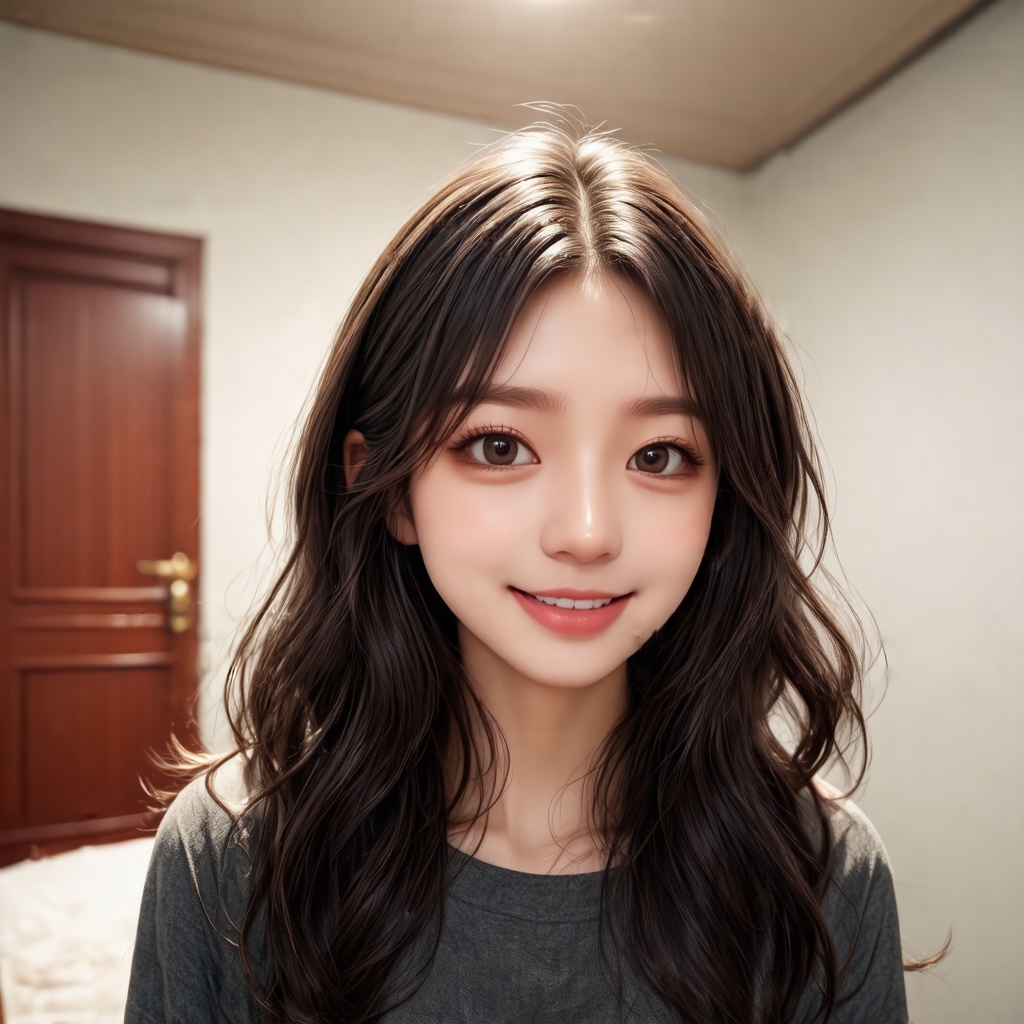 1girl, solo, long hair, looking at viewer, smile, 