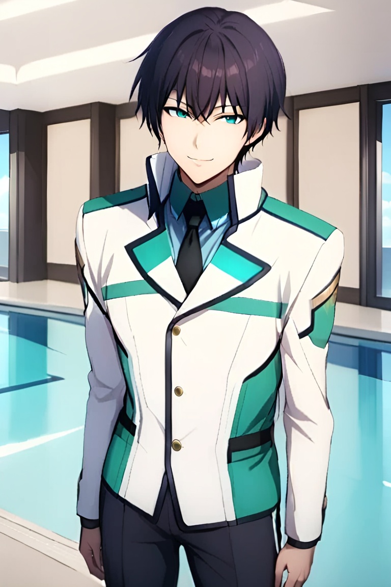 1boy,  solo,  black hair on Tensor.Art