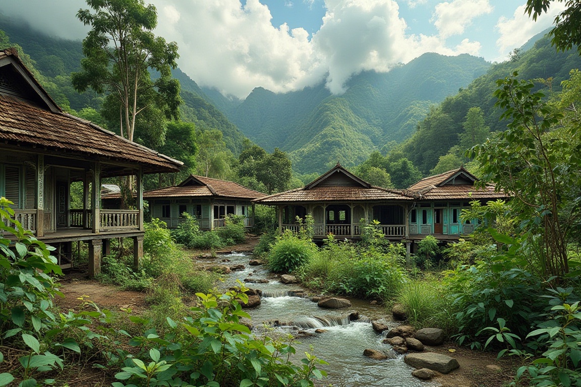 malay village,  Nature Scenery on Tensor.Art