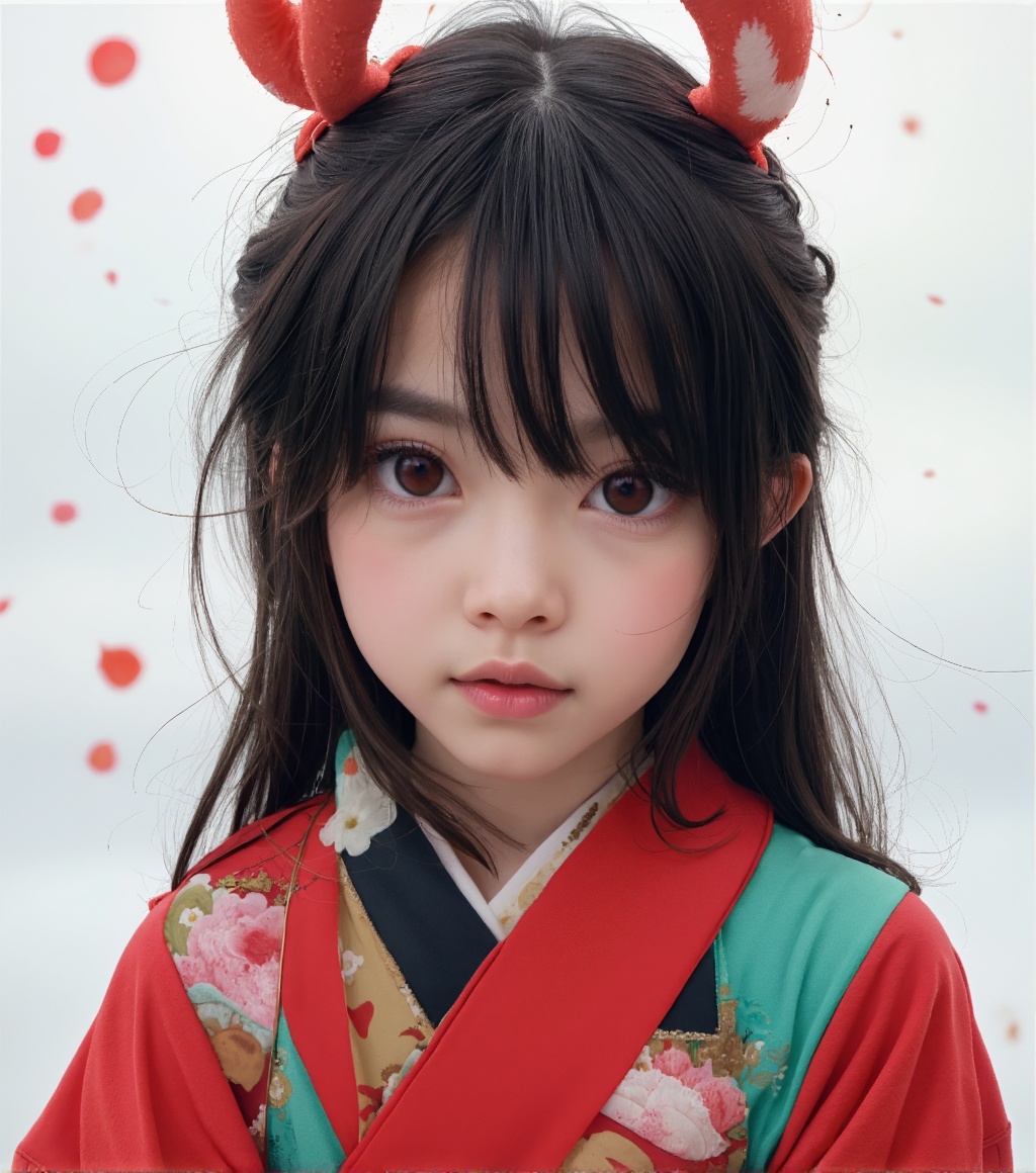 solo,  himecut,  traditional japanese clothes on Tensor.Art