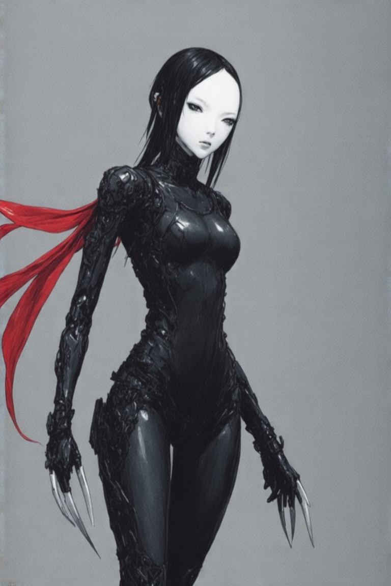a detailed digital monochromatic artwork from a tsutomu nihei manga Blame! and Biomega from a tsutomu nihei manga Blame! a...