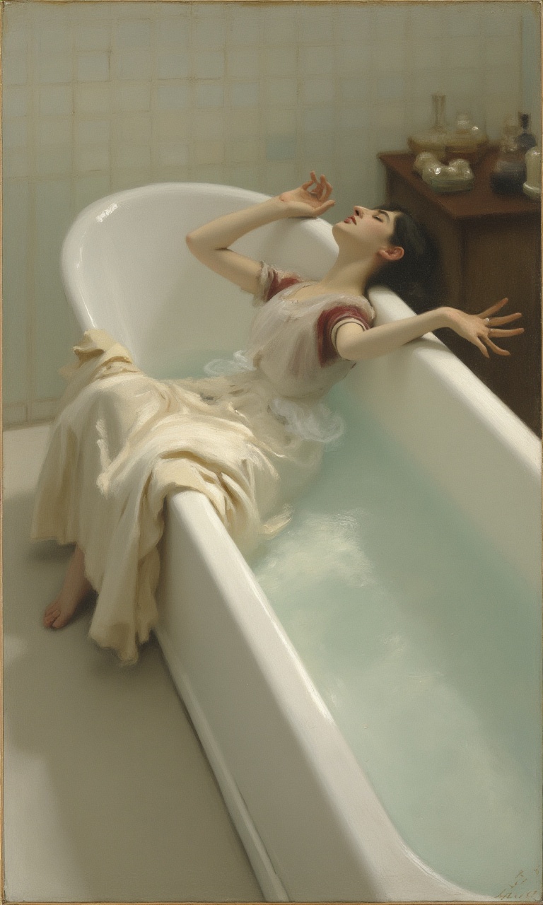 sargent_x,  oil painting style,  1800s on Tensor.Art