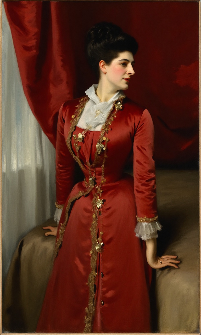 sargent_x,  oil painting style,  1800s on Tensor.Art