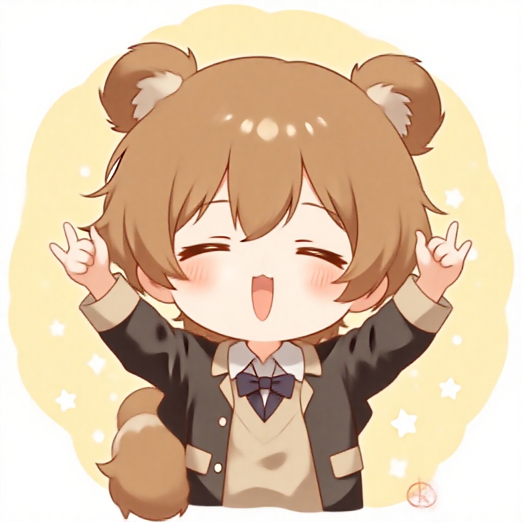 cute boys,  bear uniform on Tensor.Art