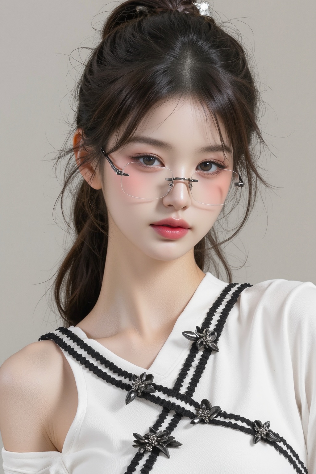 1girl,  hip up body,  hair ornament on Tensor.Art