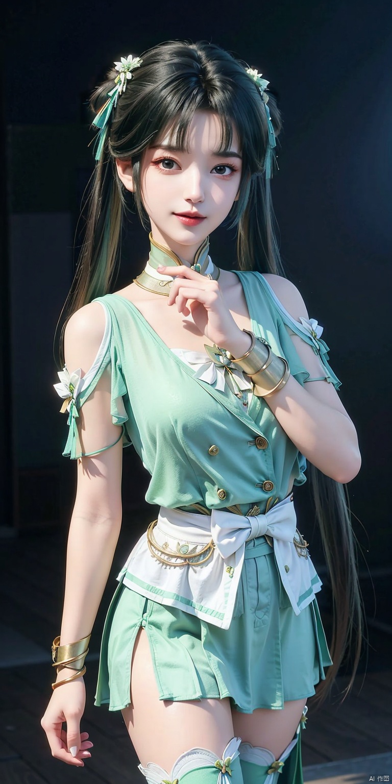  Good structure), (high definition: 1.0), (HD: 1.0), , (ultra resolution: 1.0), (4K: 1.0), (photorealistic: 1.0), (realistic: 1.0), , (professional photography: 1.0), (DSLR quality: 1.0), , (detailed: 1.0), (sharp focus: 1.0), , (masterpiece: 1.2), (epic shot: 1.2),
anatomically-precise-finger-details,
4k-resolution-finger-structure, , Cinematic, , Natural lighting, , solo, 1girl, perfect boody, Wind, flowing hair, kind smile, , pose for picture, Dynamic pose, looking_at_viewer,
, girls, cartoon backpack, bag, Bangs, blue bow, (pink skirt) , bow, bracelet, cowboy shot, gradient, gradient background, hair between eyes, hair bow, hair accessories, hairpins, hats, jackets, (((rainbow hair))) , long hair, looking at the audience, on the head, pleated skirt, polka-dot bow, purple eyes, blue vest, schoolbag, shirt, shoulder bag, skirt, solo, star (symbol) , thigh socks, double-breasted, (white shirt) , wristband, Detail,biyao,twintails,hair ornament