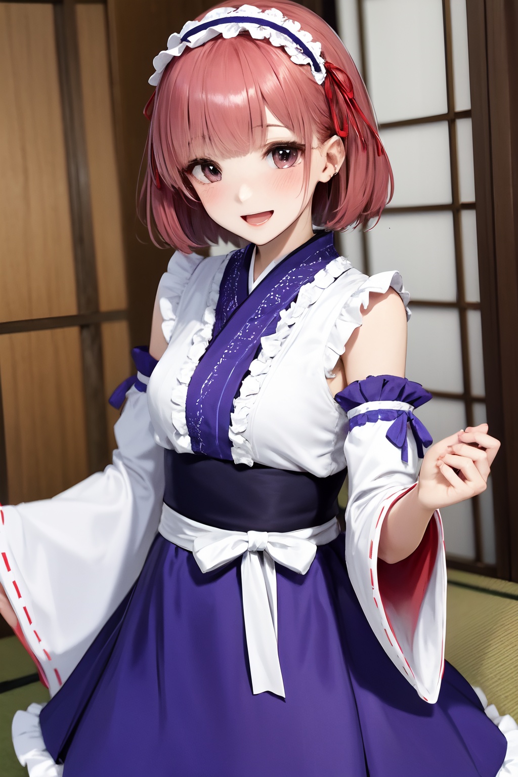 1girl,  :d,  blush on Tensor.Art
