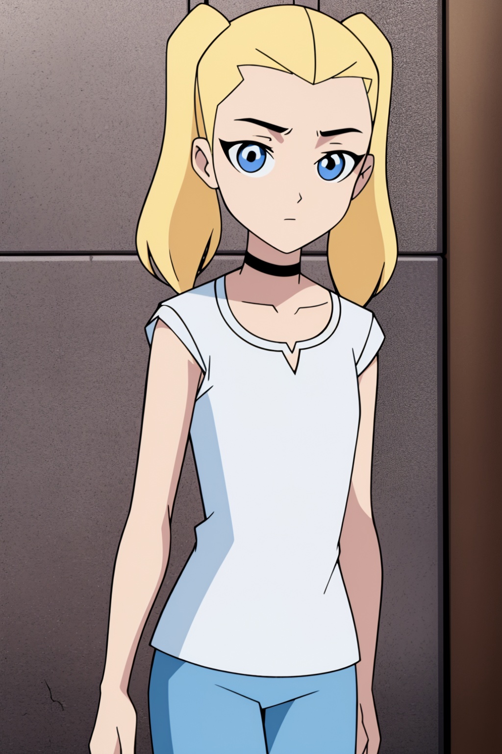 1girl,  solo,  blonde hair on Tensor.Art